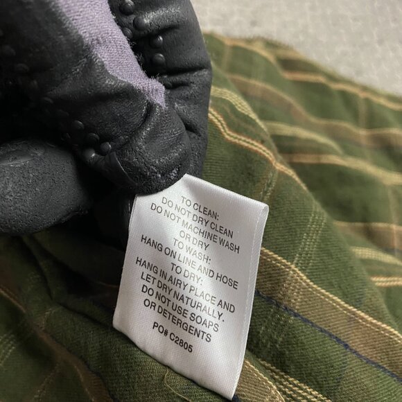 Outback Trading Company Sawbuck Oilskin Vest Men's XL Olive Green Waxed Canvas - Picture 11 of 14